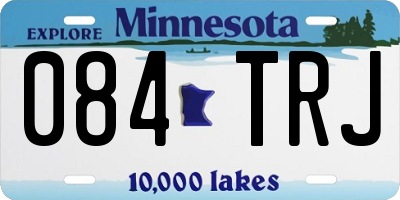 MN license plate 084TRJ