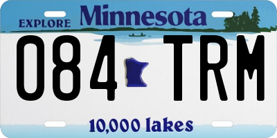 MN license plate 084TRM
