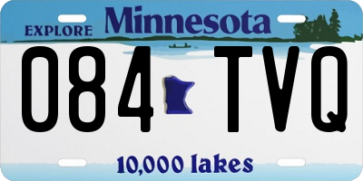 MN license plate 084TVQ