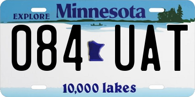 MN license plate 084UAT
