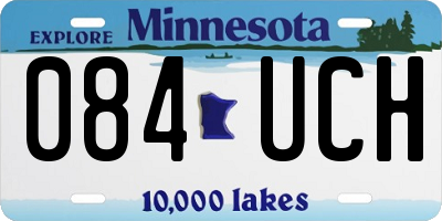 MN license plate 084UCH