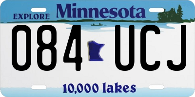 MN license plate 084UCJ