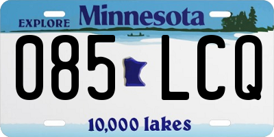 MN license plate 085LCQ