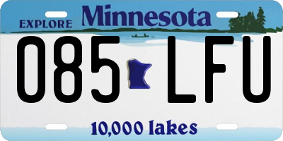 MN license plate 085LFU
