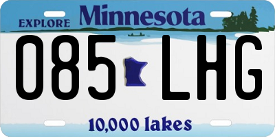 MN license plate 085LHG