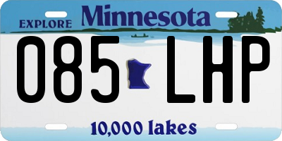 MN license plate 085LHP