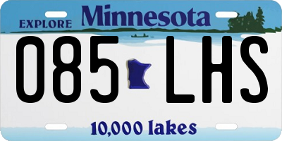 MN license plate 085LHS