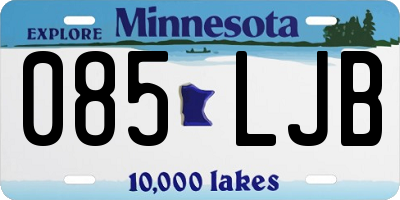 MN license plate 085LJB
