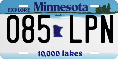MN license plate 085LPN