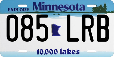MN license plate 085LRB