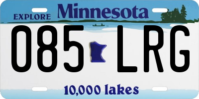 MN license plate 085LRG