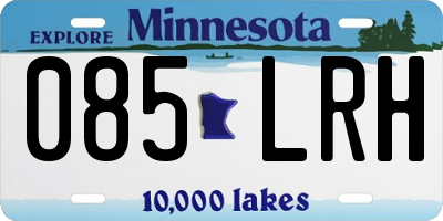 MN license plate 085LRH
