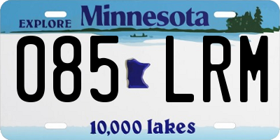 MN license plate 085LRM