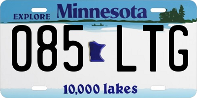 MN license plate 085LTG
