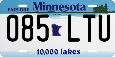 MN license plate 085LTU