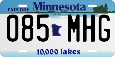 MN license plate 085MHG