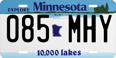 MN license plate 085MHY