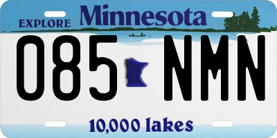 MN license plate 085NMN