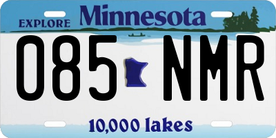 MN license plate 085NMR