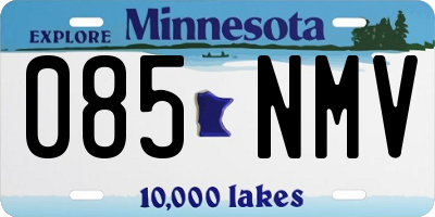 MN license plate 085NMV