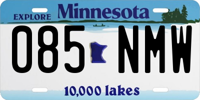 MN license plate 085NMW