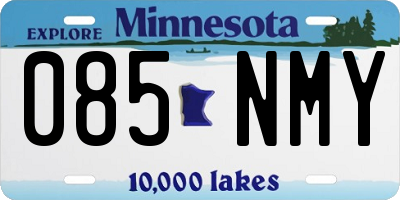 MN license plate 085NMY