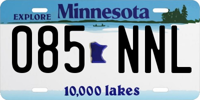 MN license plate 085NNL