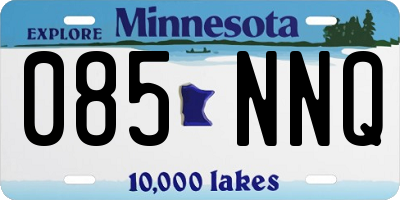 MN license plate 085NNQ