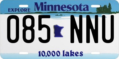 MN license plate 085NNU