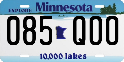 MN license plate 085QOO