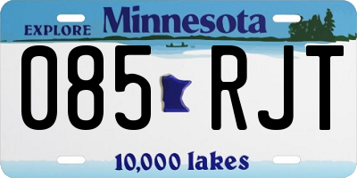 MN license plate 085RJT