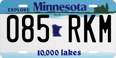 MN license plate 085RKM