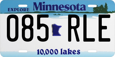 MN license plate 085RLE