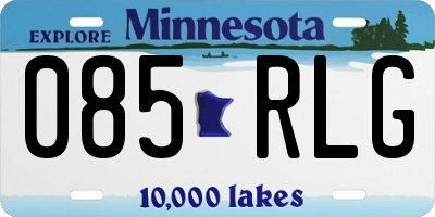 MN license plate 085RLG