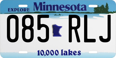 MN license plate 085RLJ
