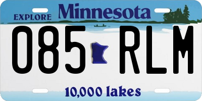 MN license plate 085RLM