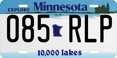 MN license plate 085RLP