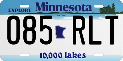 MN license plate 085RLT