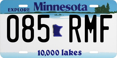 MN license plate 085RMF