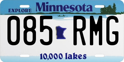 MN license plate 085RMG