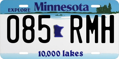 MN license plate 085RMH
