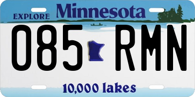 MN license plate 085RMN