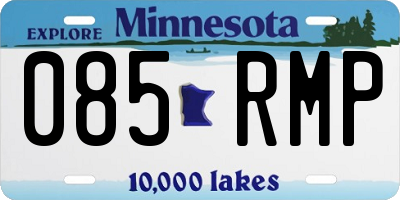 MN license plate 085RMP