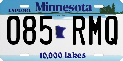 MN license plate 085RMQ
