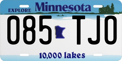 MN license plate 085TJO
