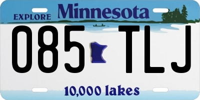 MN license plate 085TLJ