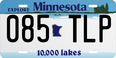 MN license plate 085TLP