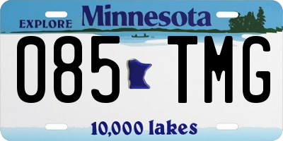 MN license plate 085TMG