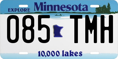 MN license plate 085TMH