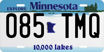 MN license plate 085TMQ